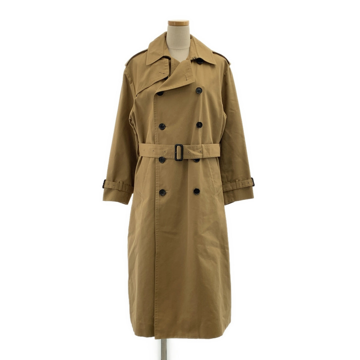 HYKE / 하이크 | BIG+LONG TRENCH / 로고 버튼 벨티드 트렌치 코트 / 착탈가능 라이너 | 2 |