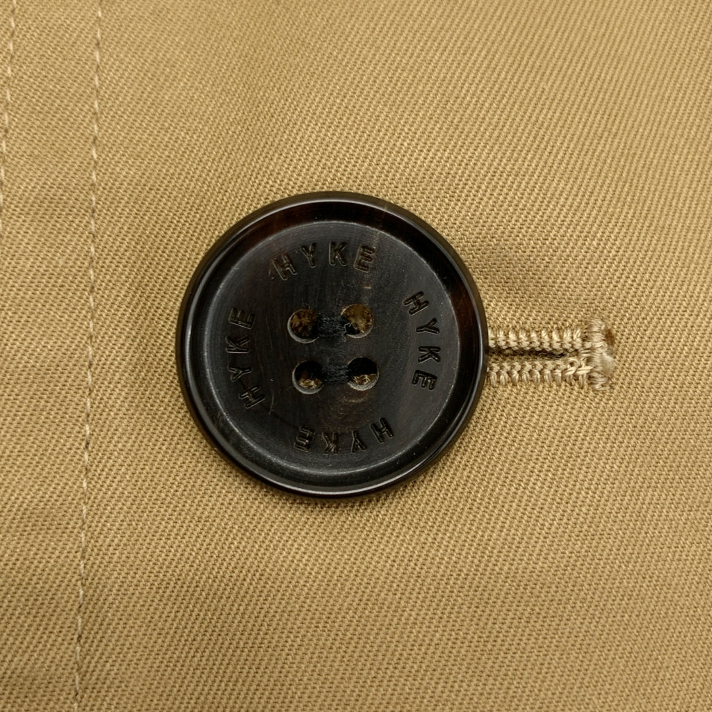 HYKE / 하이크 | BIG+LONG TRENCH / 로고 버튼 벨티드 트렌치 코트 / 착탈가능 라이너 | 2 |