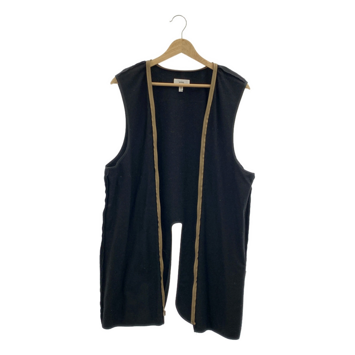 HYKE / 하이크 | BIG+LONG TRENCH / 로고 버튼 벨티드 트렌치 코트 / 착탈가능 라이너 | 2 |