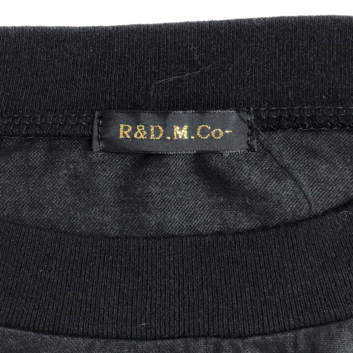 R&amp;D.M.Co / Old Man's Tailor | Cotton Raglan Sleeve Cut and Sew | Black | Women's