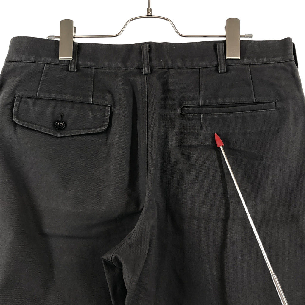 COMME des GARCONS HOMME / コムデギャルソンオム | 2002AW | コットン ワイドテーパードパンツ | S | メンズ