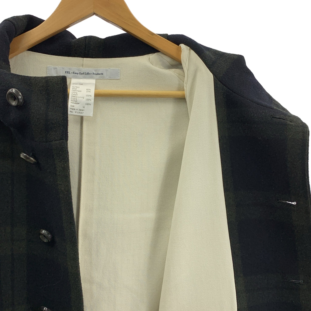 EEL | Orion 格紋羊毛羊絨大衣 Orion 大衣 | W |