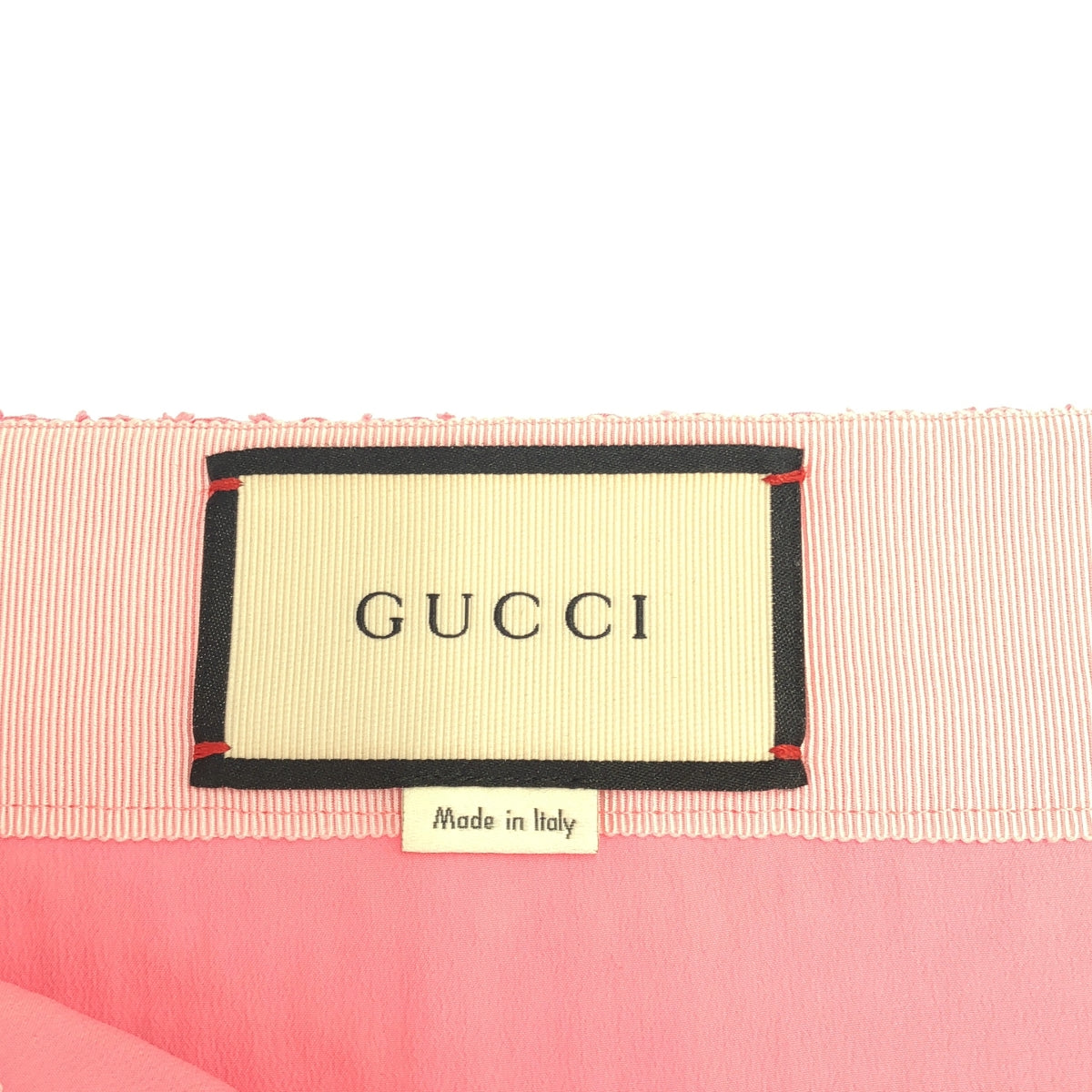 GUCCI / 구찌 | 트위드 미니 스커트 | 40 | 핑크 | 여성