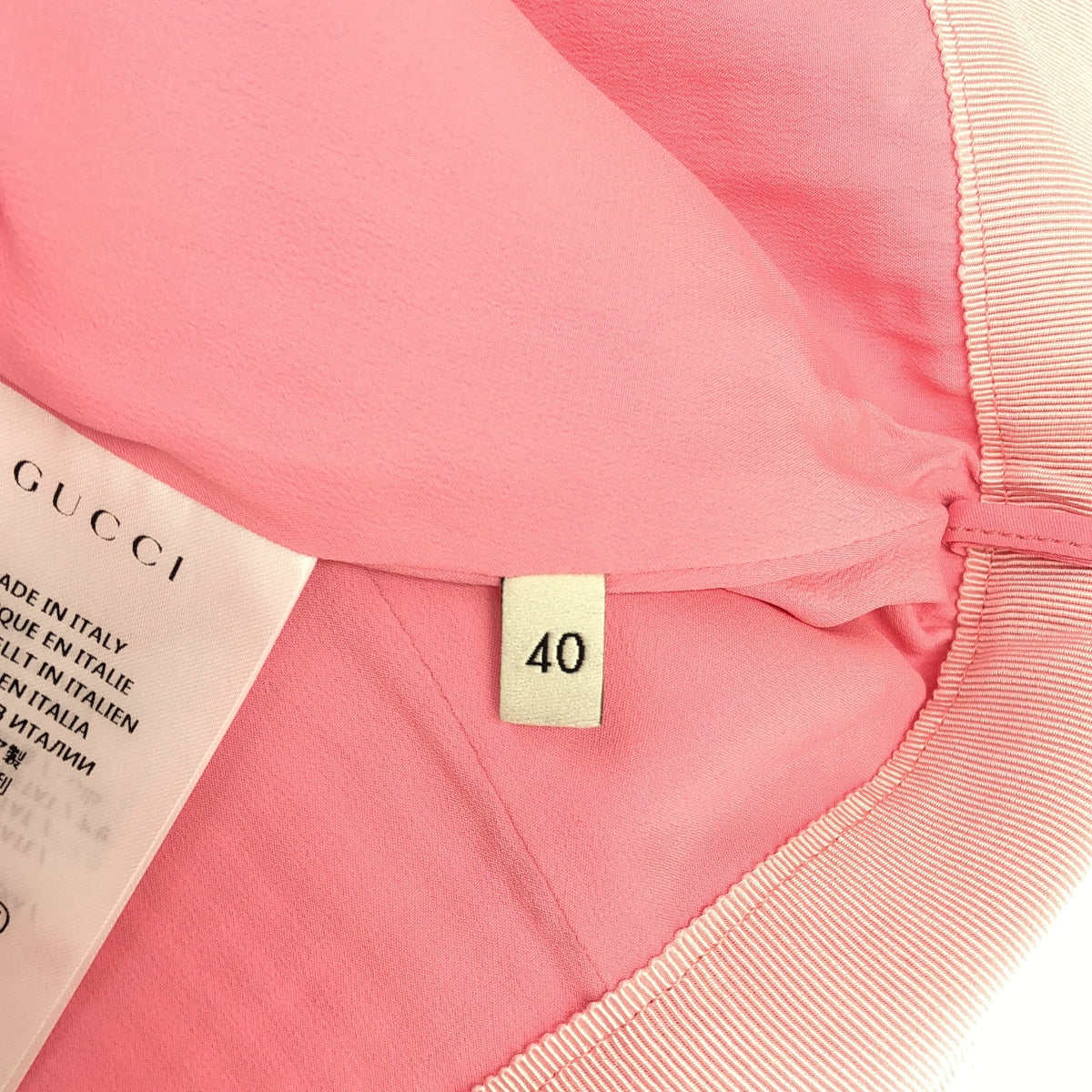 GUCCI / 구찌 | 트위드 미니 스커트 | 40 | 핑크 | 여성