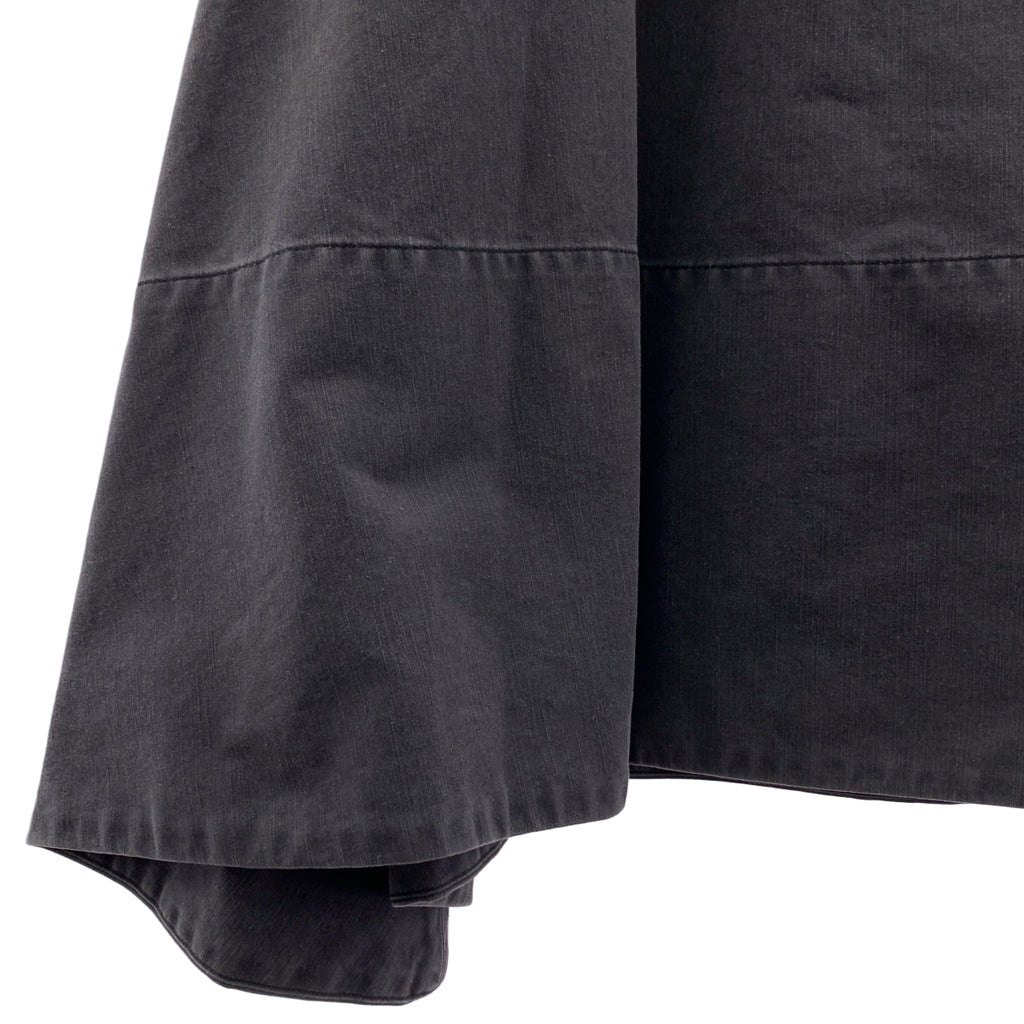 MADISON BLUE / 매디슨 블루 | MI-MOLLET FLARE BACK SATIN SK 빈티지 가공 플레어 스커트 | 00(XS) | 네이비 |