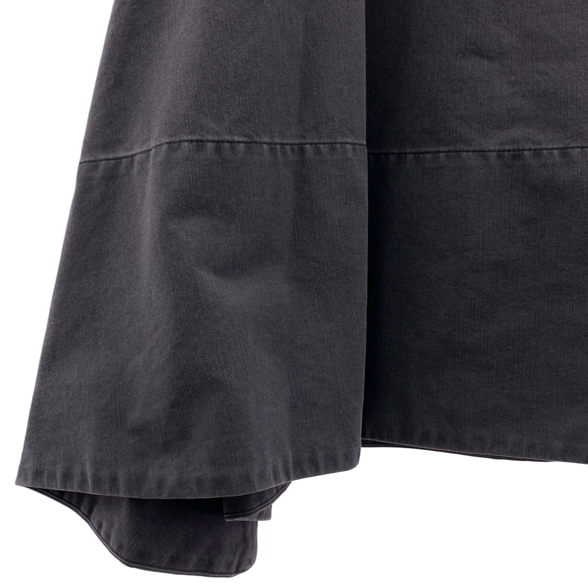 MADISON BLUE / 매디슨 블루 | MI-MOLLET FLARE BACK SATIN SK 빈티지 가공 플레어 스커트 | 00(XS) | 네이비 |