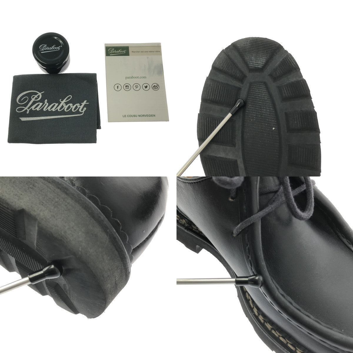 Paraboot / 파라부츠 | Michael Lace Up Shoes 미카엘 티롤리안 슈즈 | 39.5 |