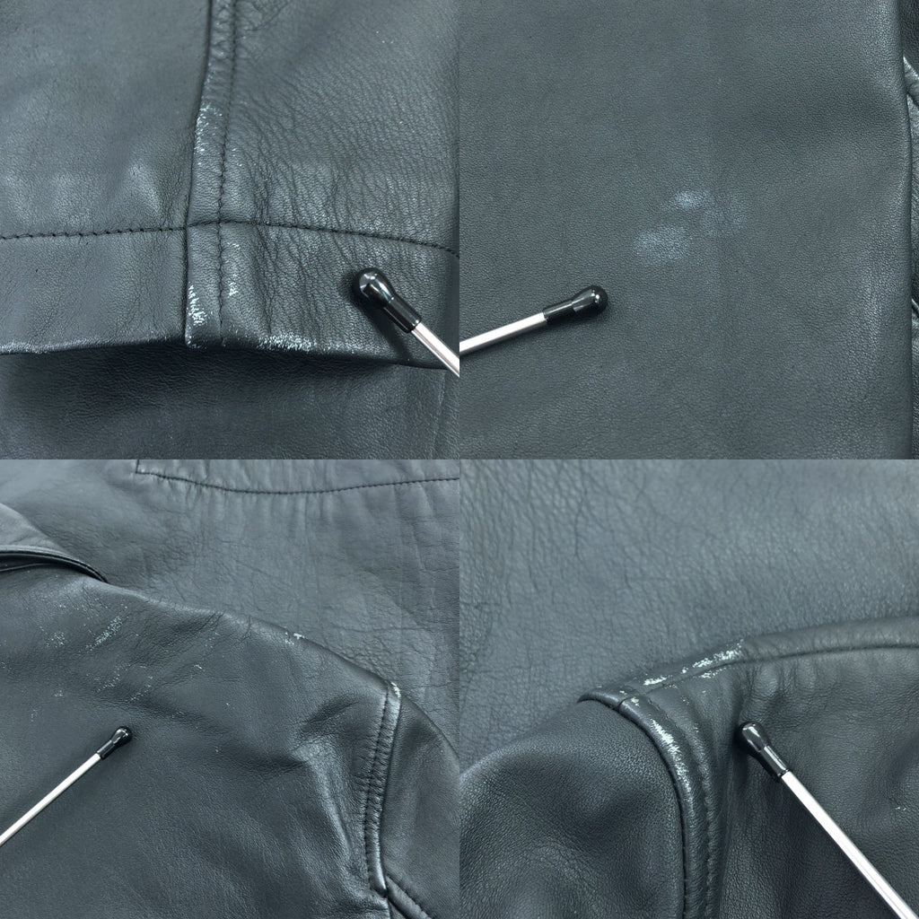 YOHJI YAMAMOTO / ヨウジヤマモト | A.A.R / ホースレザー ジャケット | L | ブラック | メンズ