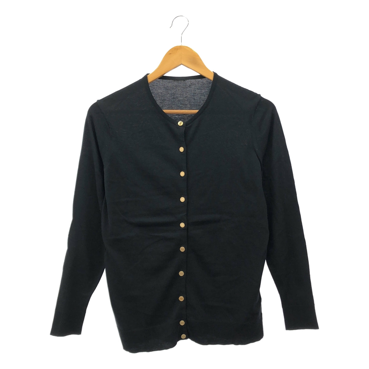 MUSE de Deuxieme Classe / ミューズドゥーズィーエムクラス | 2022SS | FF grace / コットン クルーネック ニット カーディガン | F |