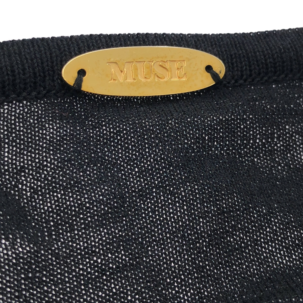 MUSE de Deuxieme Classe / ミューズドゥーズィーエムクラス | 2022SS | FF grace / コットン クルーネック ニット カーディガン | F |