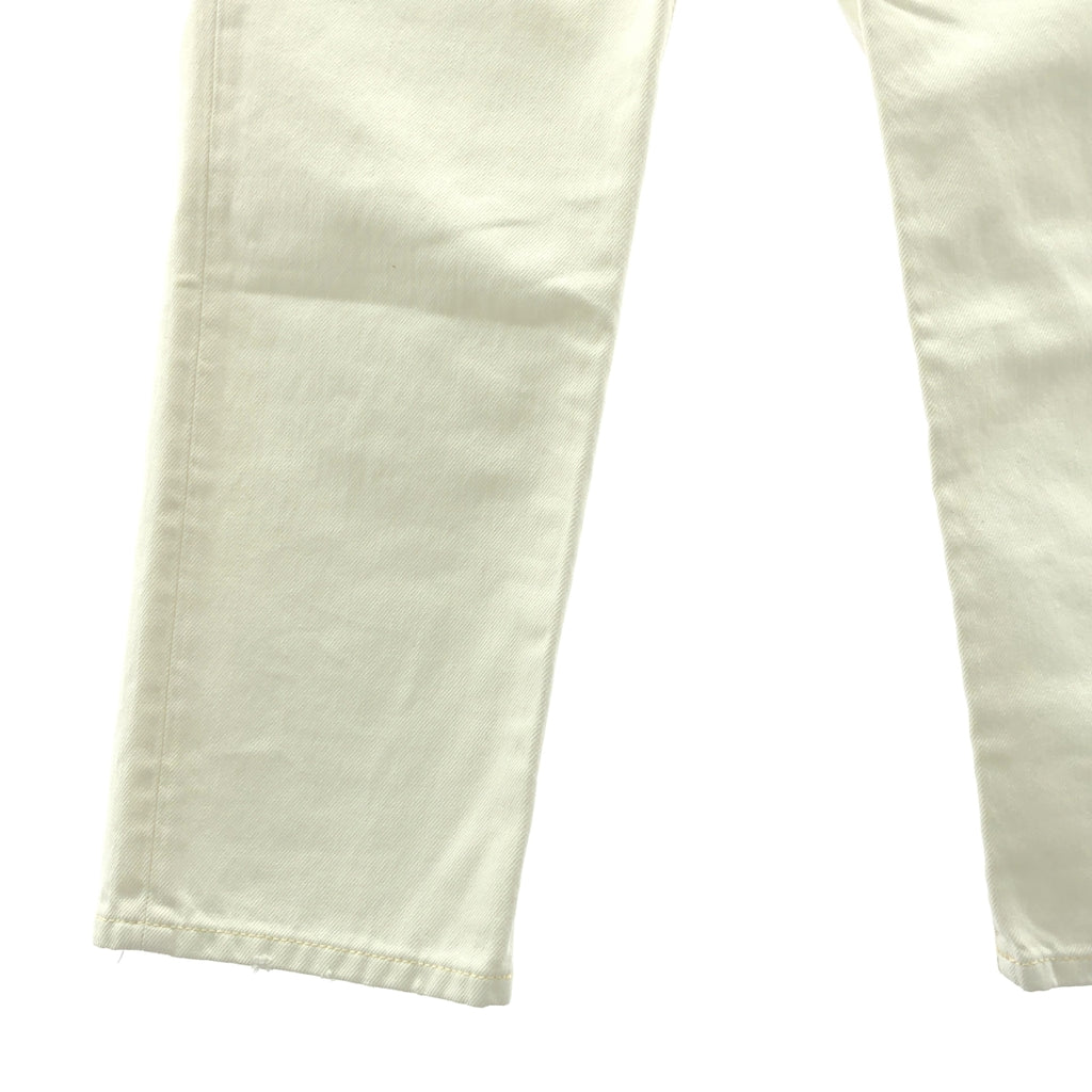【신품】 Acne Studios / 여드름 스튜디오 | Mace Beaten White 데미지 가공 데님 팬츠 | 26 / 30 | 화이트 | 여성