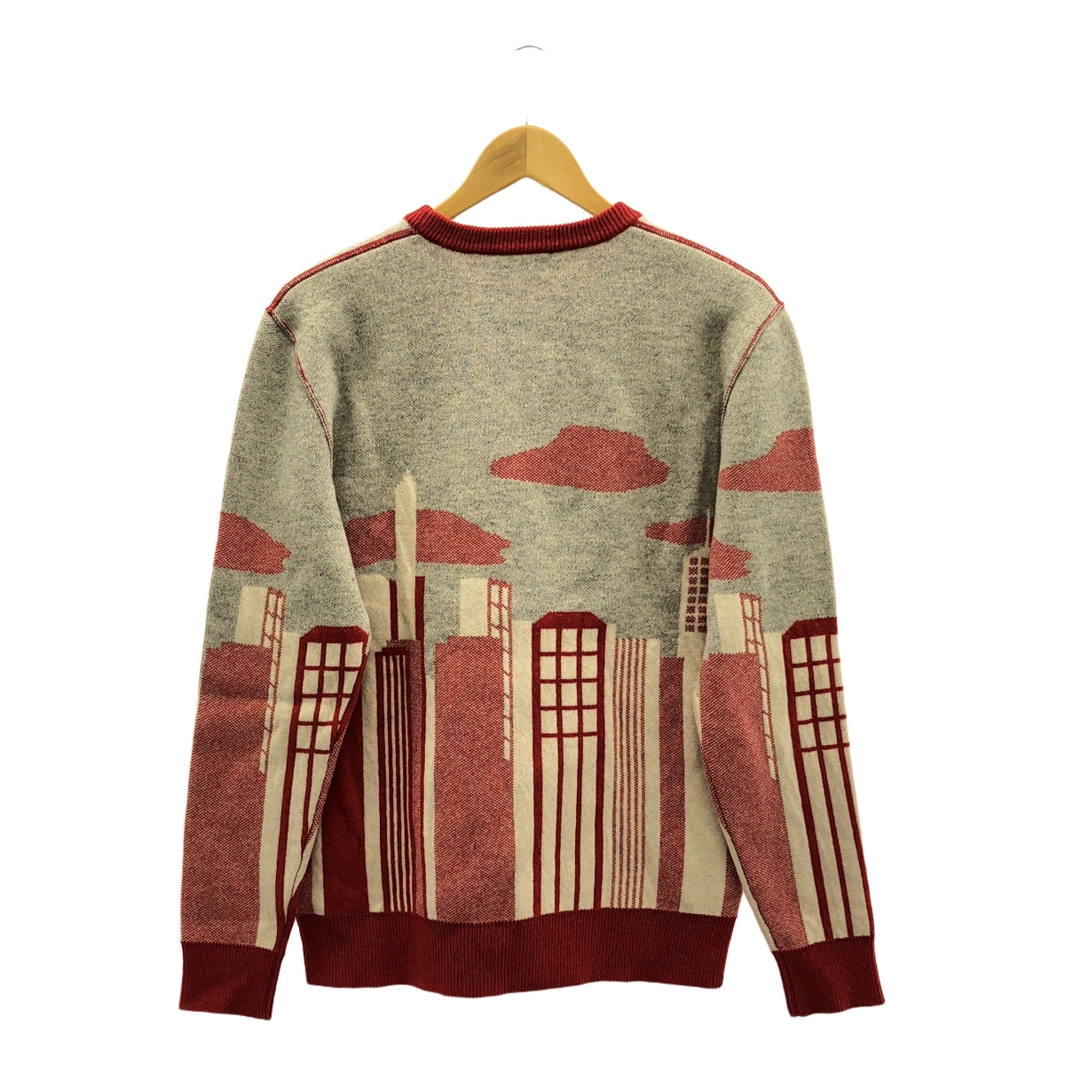 MAISON KITSUNE | All-over print pullover knit | M | Men's