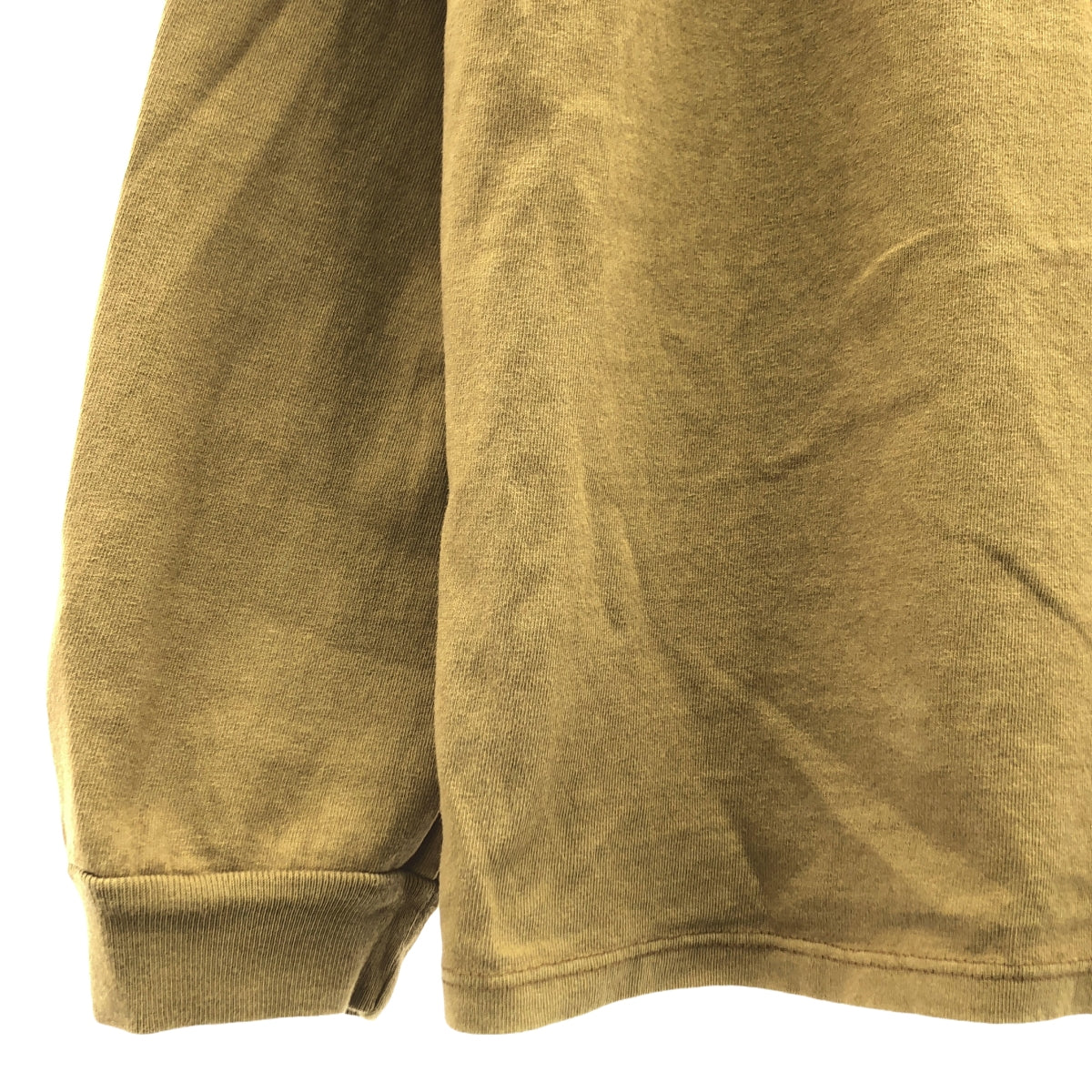 LES TIEN / 레스티엔 | 코튼 목 목 롱 슬리브 티셔츠 | M | 브라운 | 남성