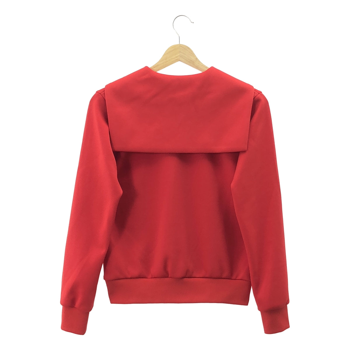 【미품】 COMME des GARCONS GIRL / 콤데 갤슨걸 | 2024SS | 선원 컬러 저지 탑스 | S | 레드 |