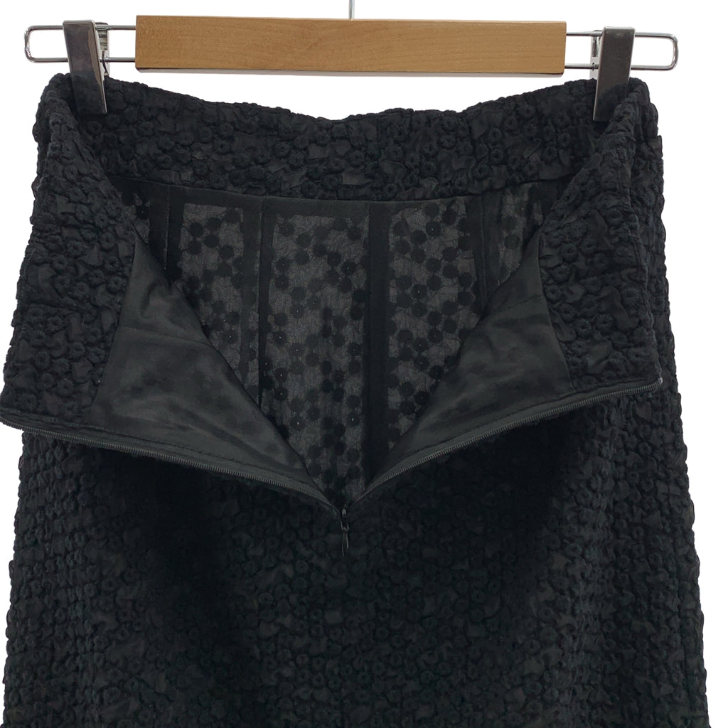 cygne / シーニュ | オリジナル刺しゅうシースルーペンシルスカート | 1 | レディース