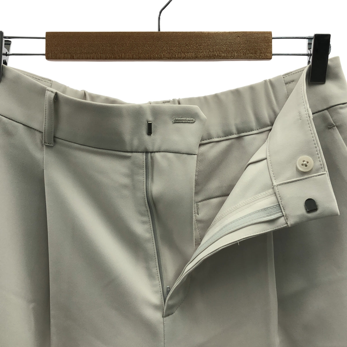 【新品】  UNFILO / アンフィ―ロ | 接触冷感 UVケア 吸水速乾 テーパード パンツ | XL | アイスグレー | レディース