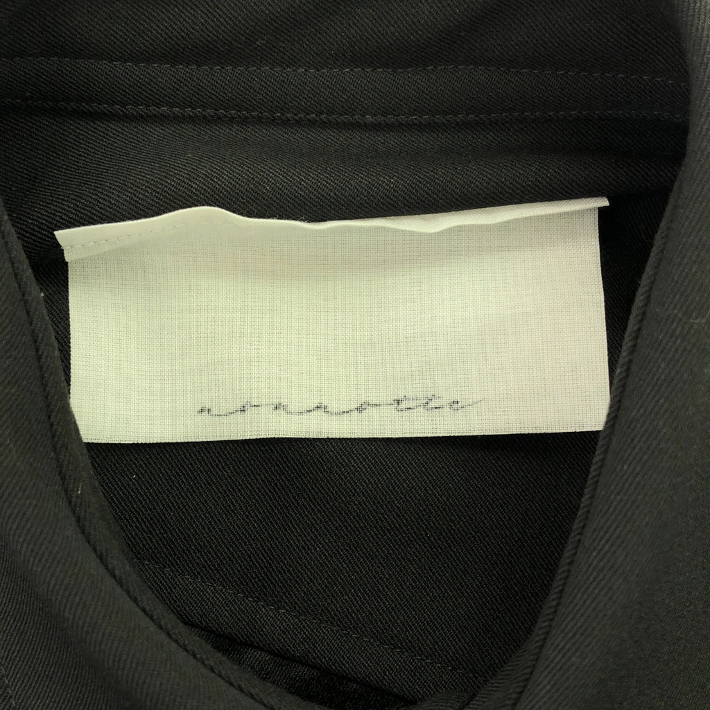 【美品】  nonnotte / ノノット | 2023AW | COACH JACKET バックサテンギャバジン コーチジャケット | 4 | Espresso / エスプレッソ | メンズ