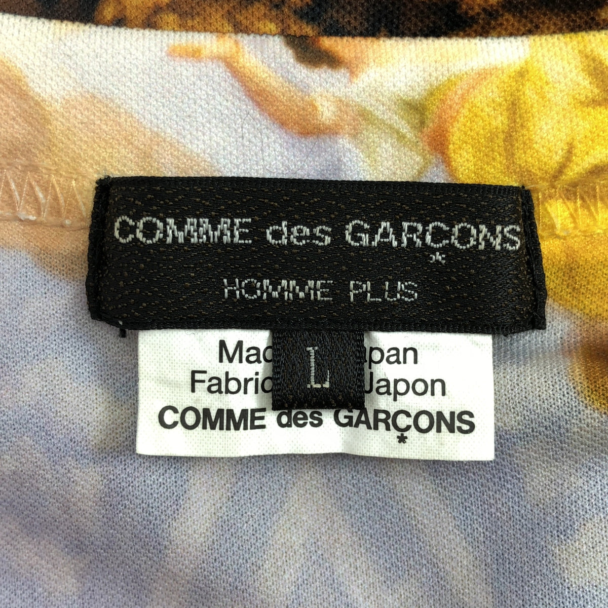 COMME des GARCONS HOMME PLUS / コムデギャルソンオムプリュス | 2024SS | ポリエステル 転写 プリント オーバーシルエット Tシャツ カットソー | L | メンズ