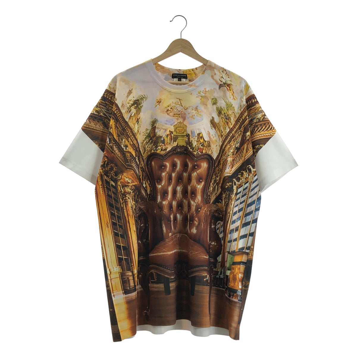 COMME des GARCONS HOMME PLUS / コムデギャルソンオムプリュス | 2024SS | ポリエステル 転写 プリント オーバーシルエット Tシャツ カットソー | L | メンズ