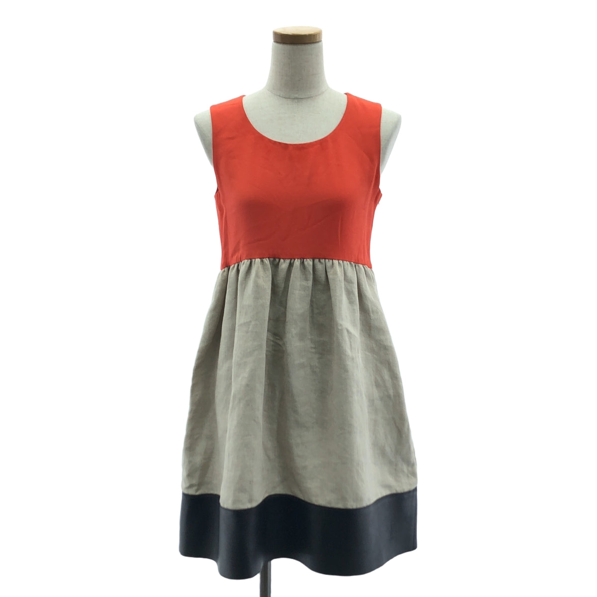 CELINE | Phoebe / Leather Sleeveless Dress | Size 36 | Women's