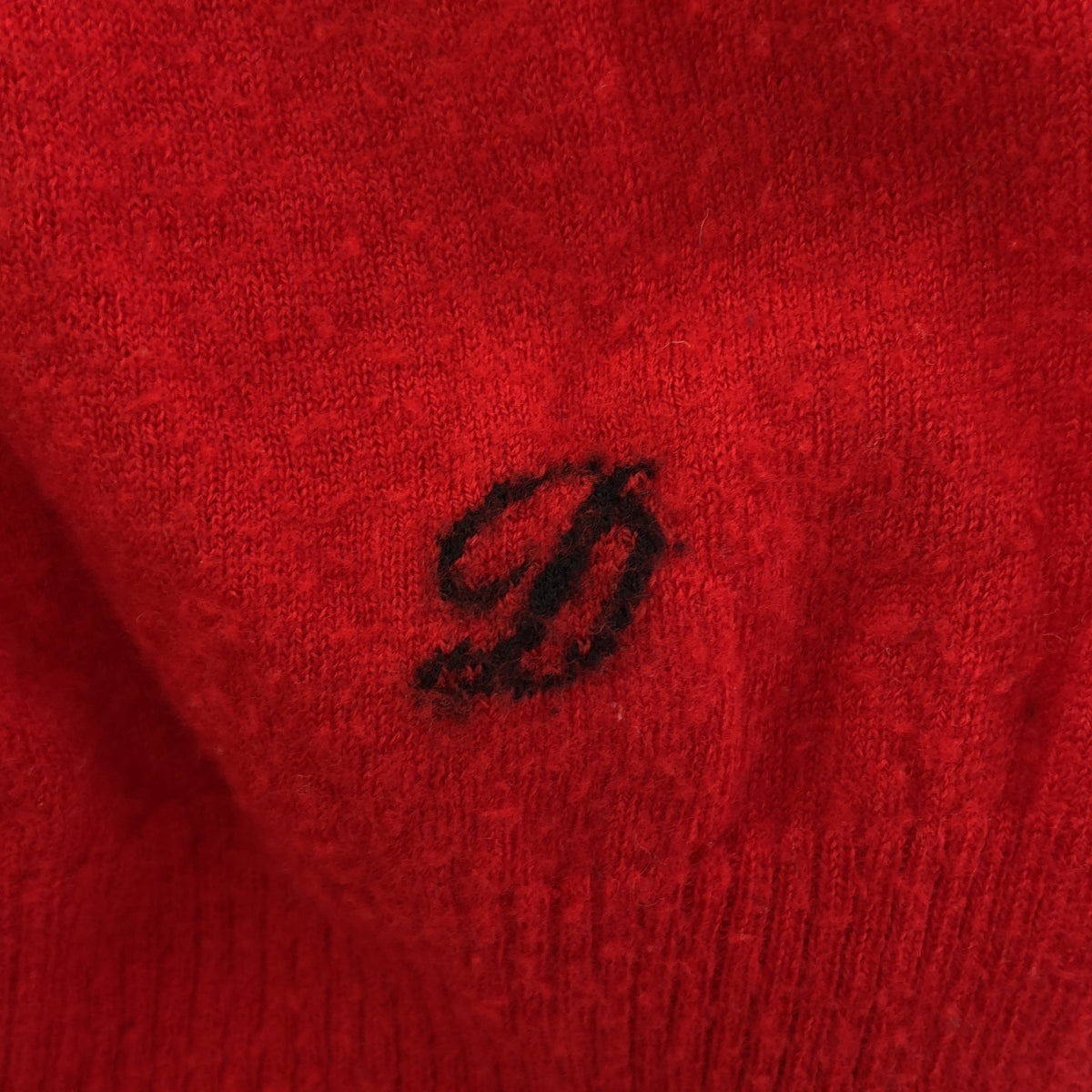 抽屜 | 附標誌與開衩的羊毛針織毛衣 | 尺寸 1 | 紅色 | 女款