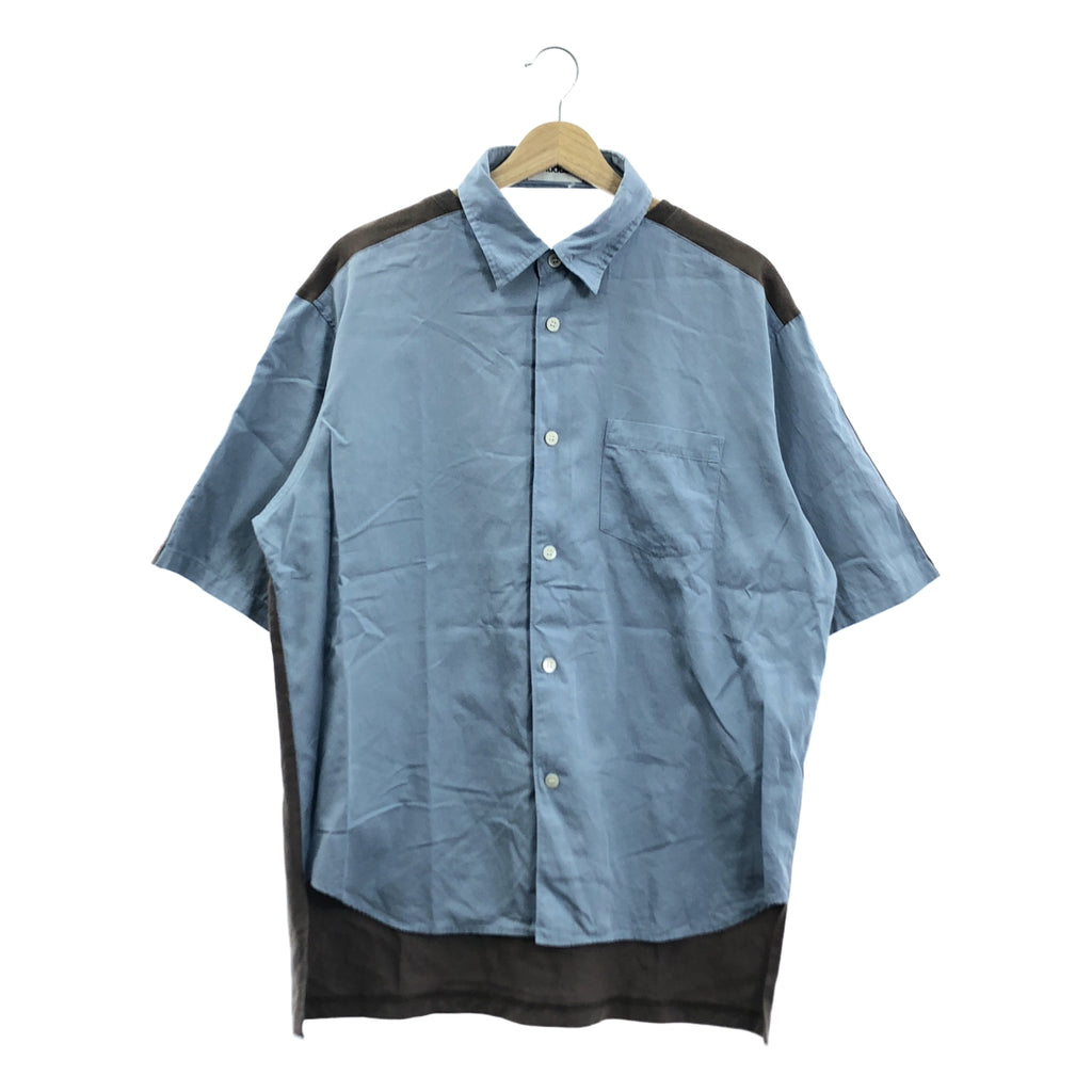 kudos / クードス | BACK BAND SHIRT コットン ロゴプリント シャツ | 2 | マルチカラー | メンズ