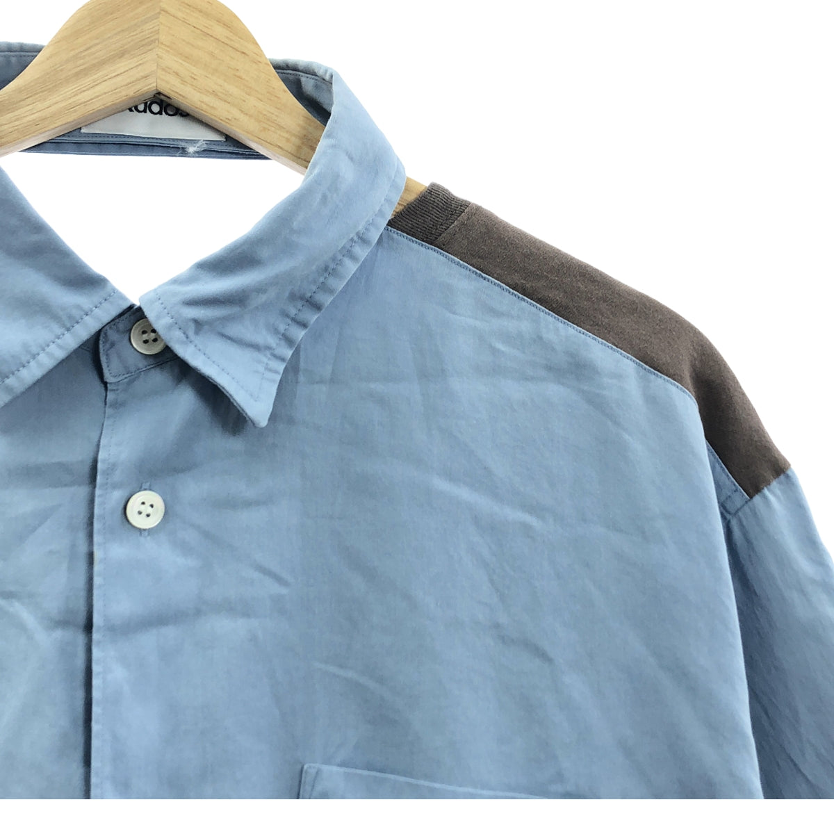 kudos / クードス | BACK BAND SHIRT コットン ロゴプリント シャツ | 2 | マルチカラー | メンズ