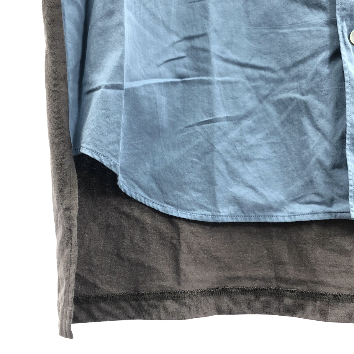 kudos / クードス | BACK BAND SHIRT コットン ロゴプリント シャツ | 2 | マルチカラー | メンズ