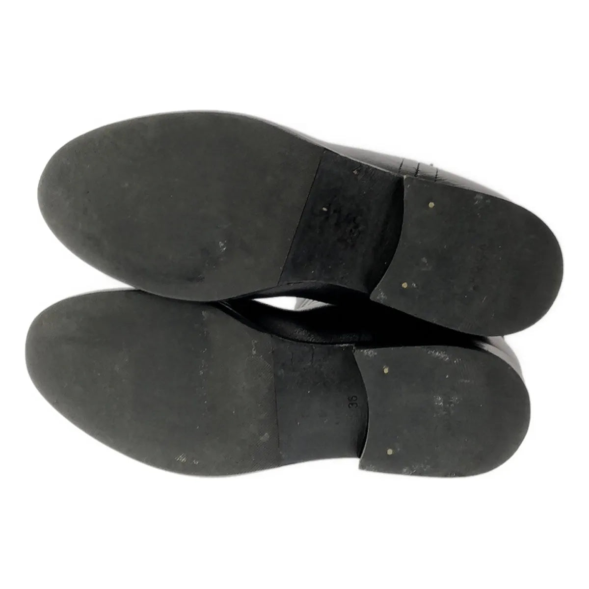 GOLDEN GOOSE / ゴールデングース | RIDER  LEATHER ヴィンテージ加工 ロングブーツ | 36 | ブラック | レディース