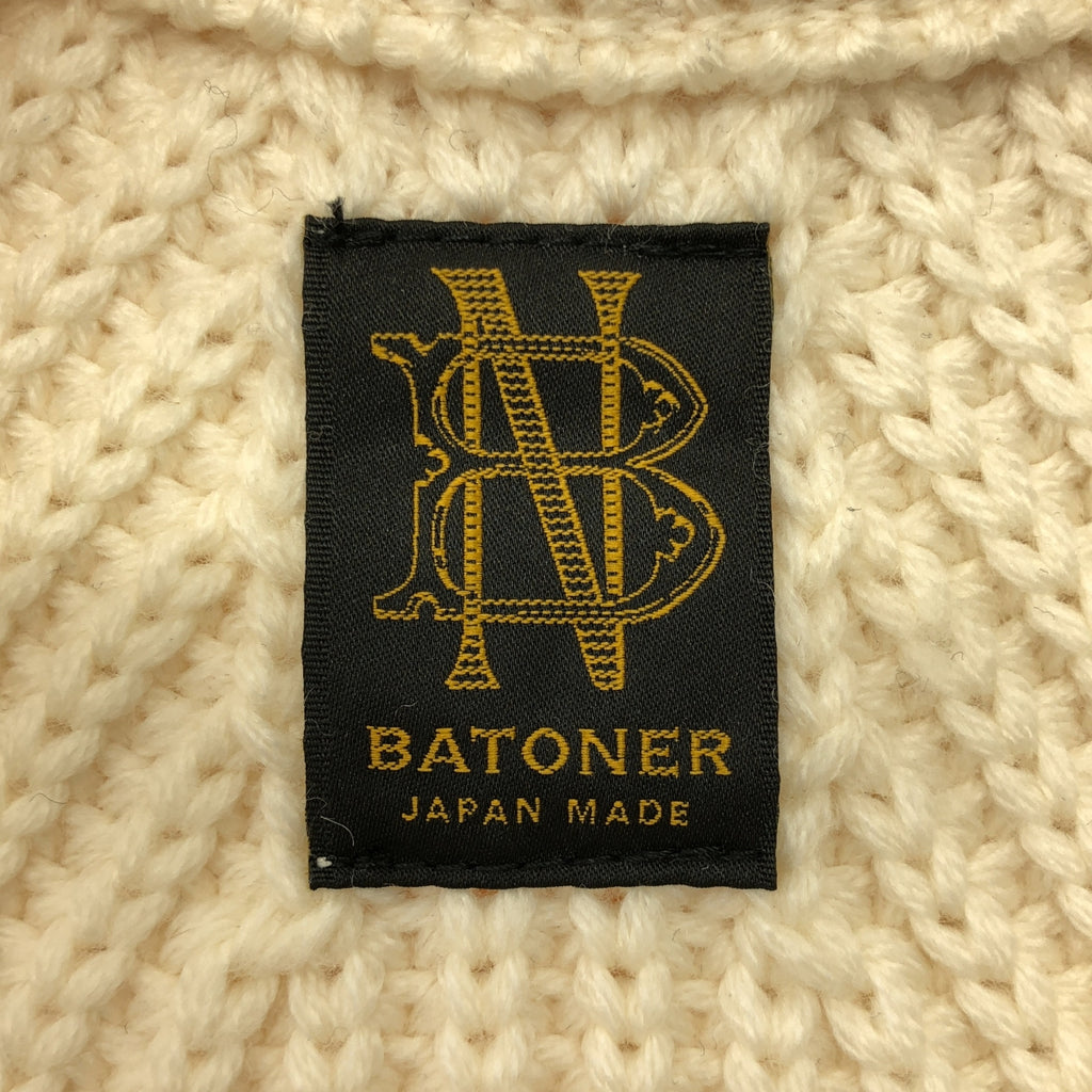BATONER / バトナー | シグネイチャー リブニット | 1 | レディース