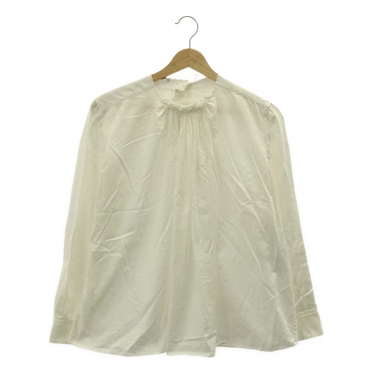 STELLA McCARTNEY / ステラマッカートニー | コットン ギャザー プルオーバー ブラウス | 36 | レディース