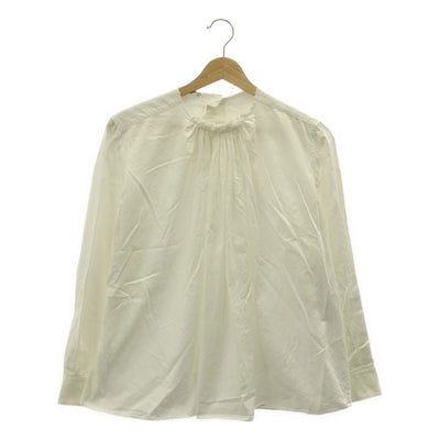 STELLA McCARTNEY / ステラマッカートニー | コットン ギャザー プルオーバー ブラウス | 36 | レディース