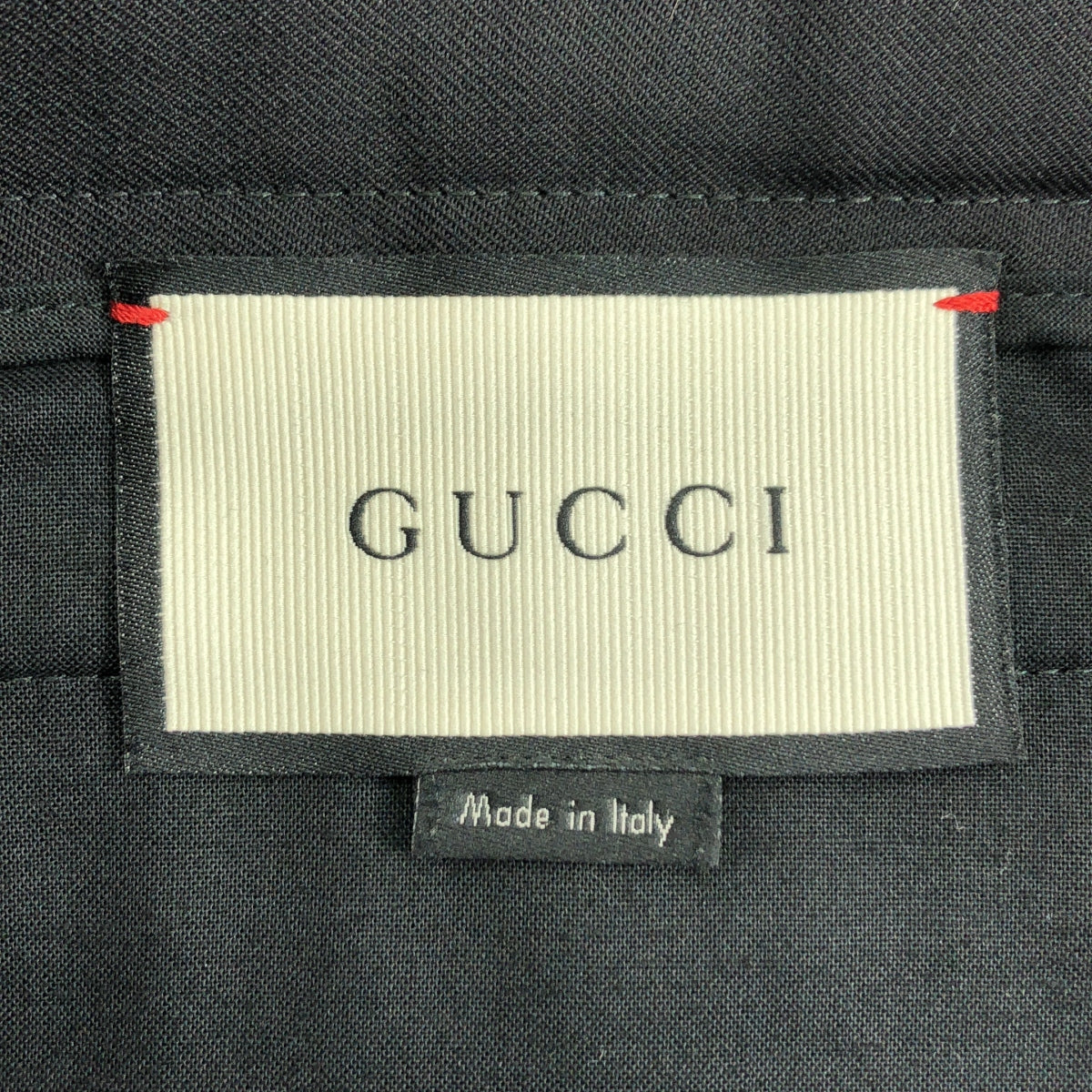 GUCCI | 羊毛與馬海毛混紡錐形休閒褲 | 48碼 | 男士