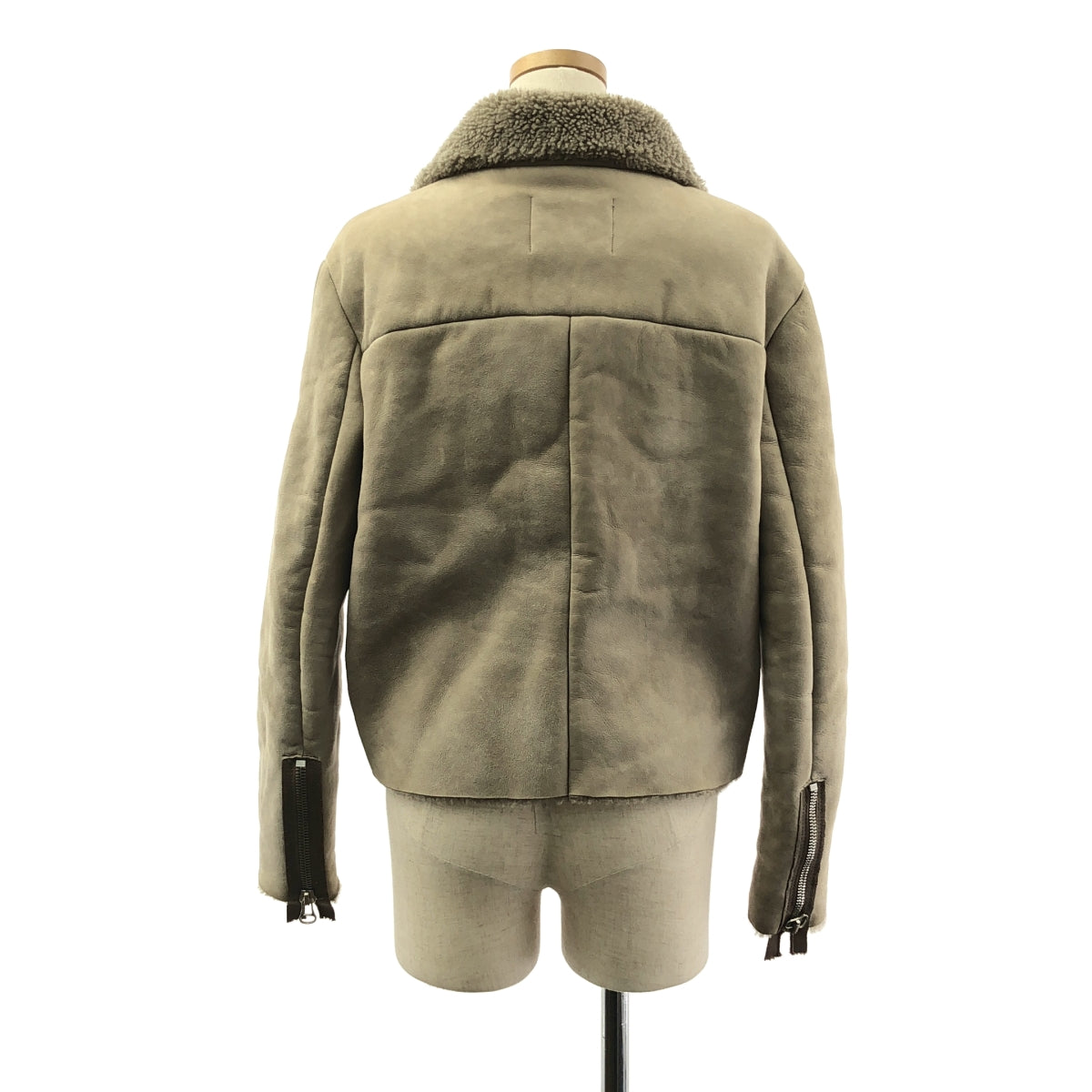 Acne / 여드름 | 무톤 가죽 라이더스 재킷 블루존 | 40 |