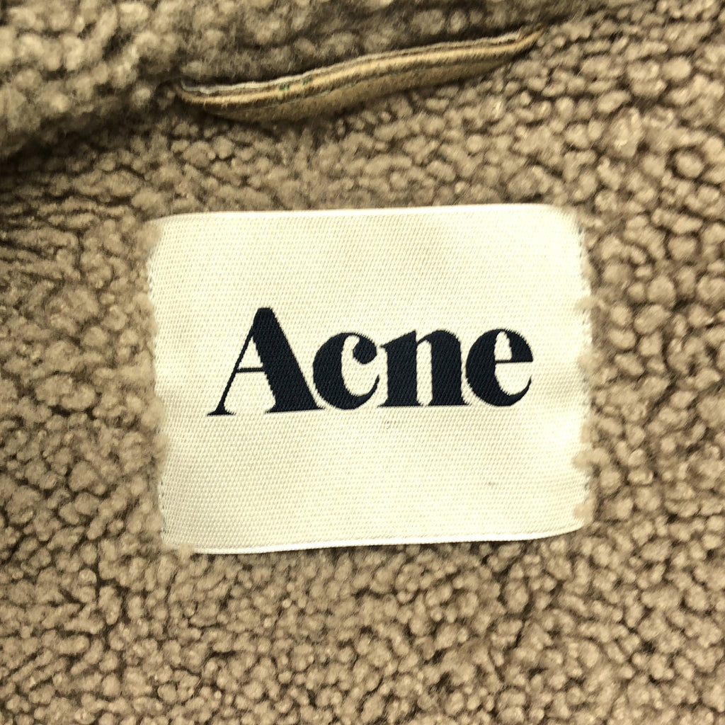 Acne / 여드름 | 무톤 가죽 라이더스 재킷 블루존 | 40 |