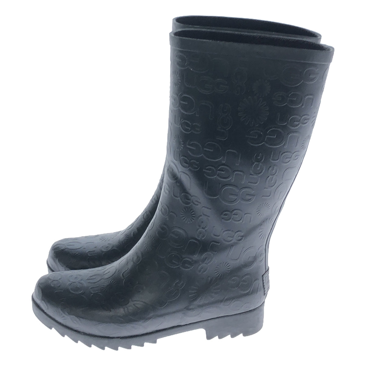 UGG | Logo Pattern Long Rain Boots | Size 22 | Women's