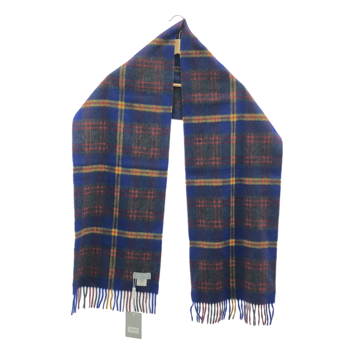 JOSHUA ELLIS / 約書亞·埃利斯 | 羊絨格紋圍巾 |