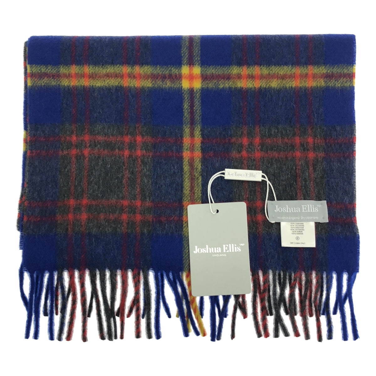 JOSHUA ELLIS / 約書亞·埃利斯 | 羊絨格紋圍巾 |