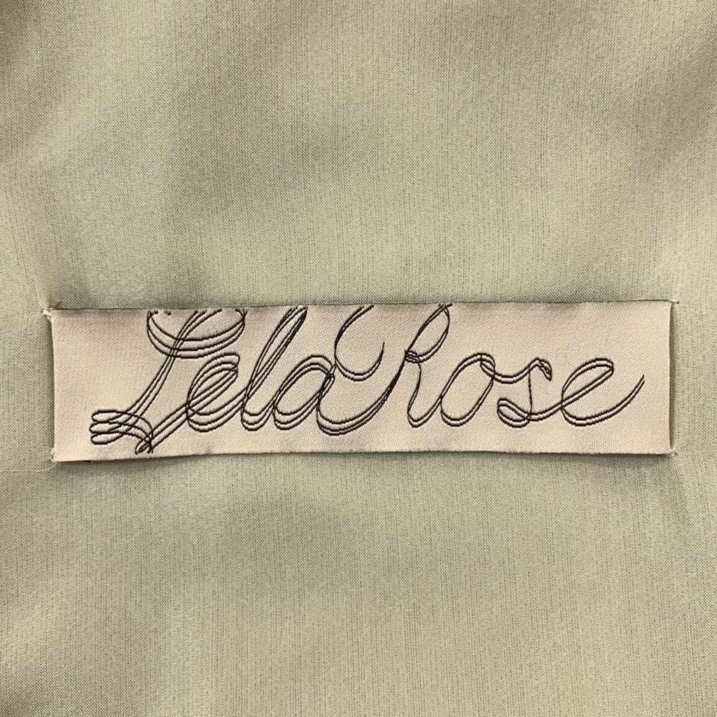 【美品】  Lela Rose / レラ ローズ | フラワージャガード フレア ドレス ワンピース | 0 | シルバー/ゴールド/グレー | レディース