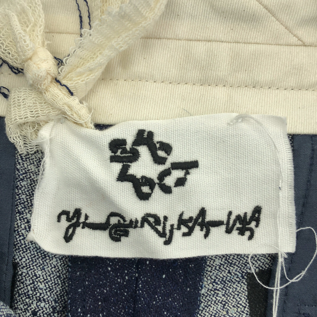 【新品】  Midorikawa / ミドリカワ | 2022AW | × NGAP /エヌジーエイピーコラボ SUSPENDER SLACKS シルク デニム サスペンダースラックス パンツ | S | インディゴ| メンズ
