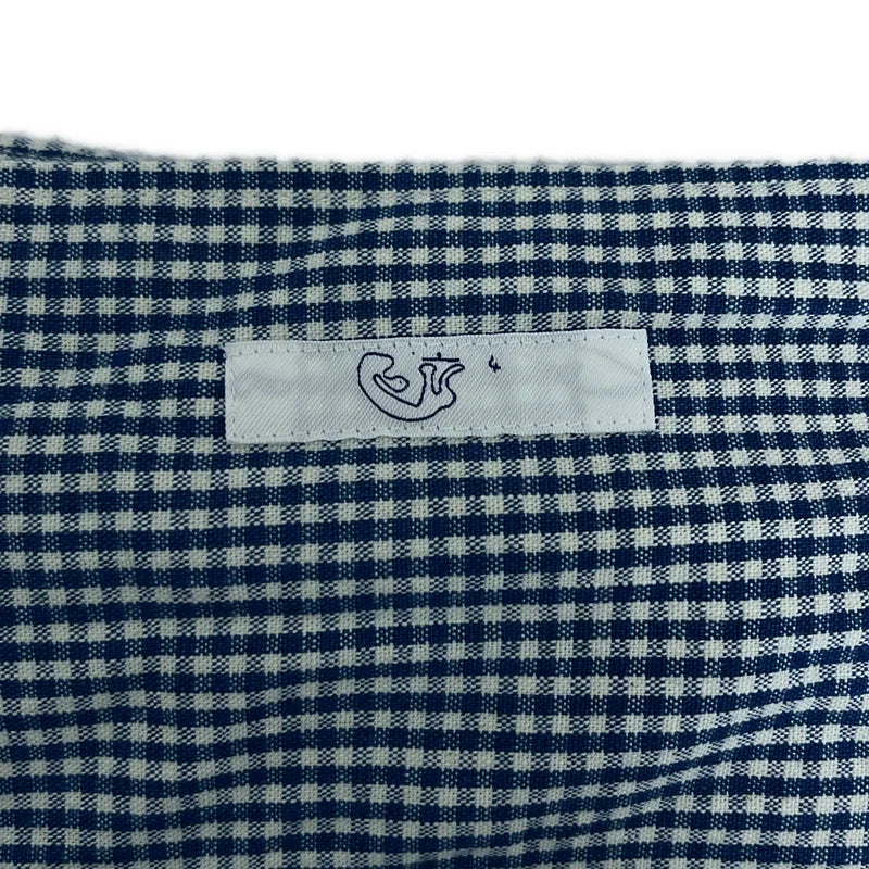 WHEAT and SILVER / ウィートアンドシルバー | コットン チェック ラップ ワイドパンツ | F | レディース