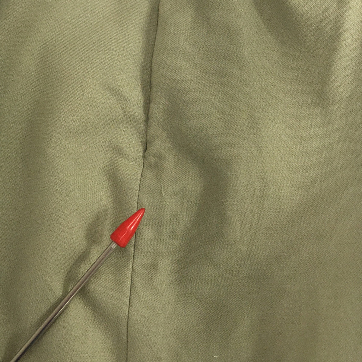 GALLARDAGALANTE / ガリャルダガランテ | ダブルクロスタイトスカート | 1 | グリーン | レディース