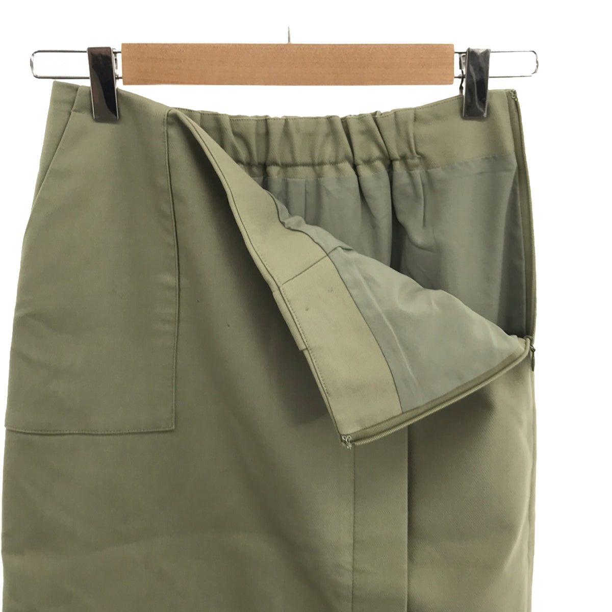 GALLARDAGALANTE / 갈랴다가란테 | 더블 크로스 타이트 스커트 | 1 | 그린 | 여성