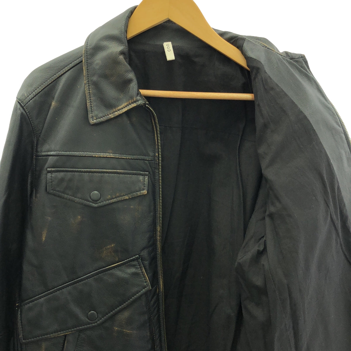 CCU / C.C.U | Cowhide Cow Leather Single Jacket | 1 | Men's