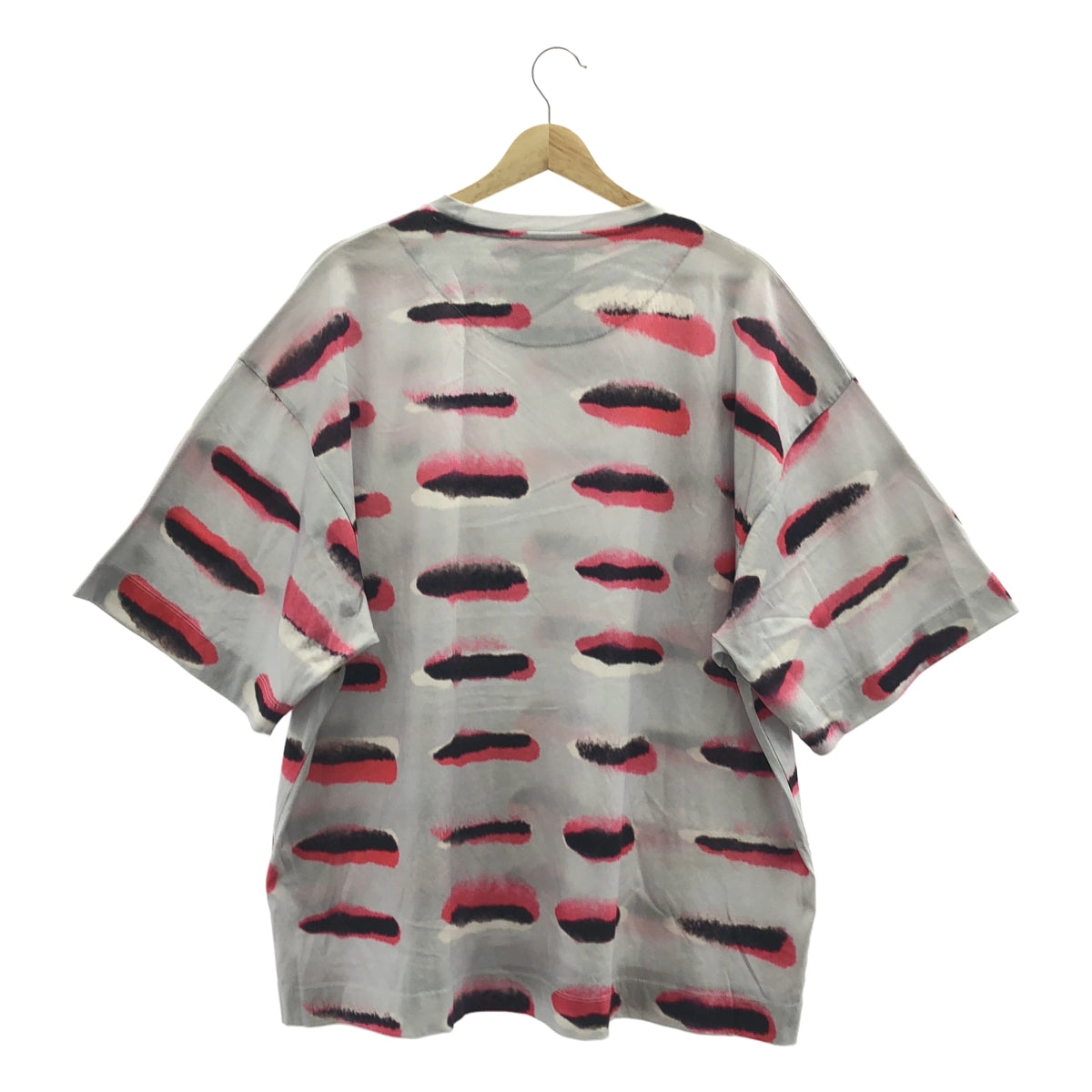 DRIES VAN NOTEN | Len Lye 棉質印花圓領上衣 | M 碼 | 淺藍/粉紅/黑色 | 男款