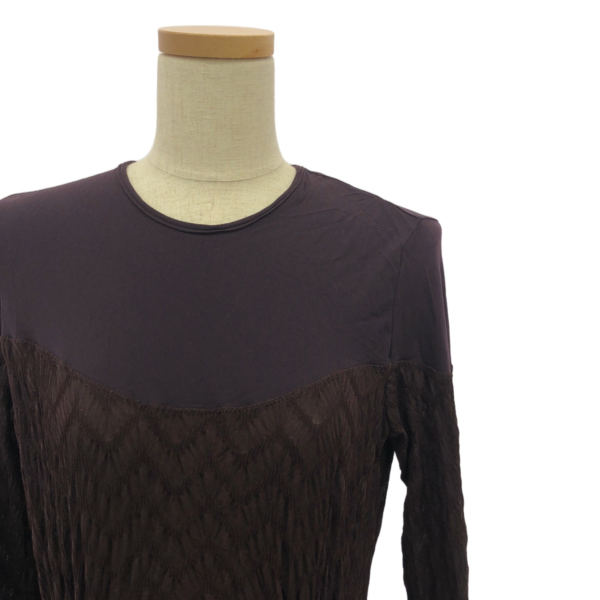 FETICO / Fetiko | 2024秋冬 | JQ 針織鏤空連身裙 | 1 |布朗 |女性的