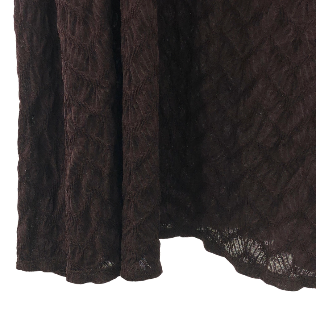 FETICO / フェティコ | 2024AW | JQ JERSEY CUTOUT DRESS ワンピース | 1 | ブラウン | レディース