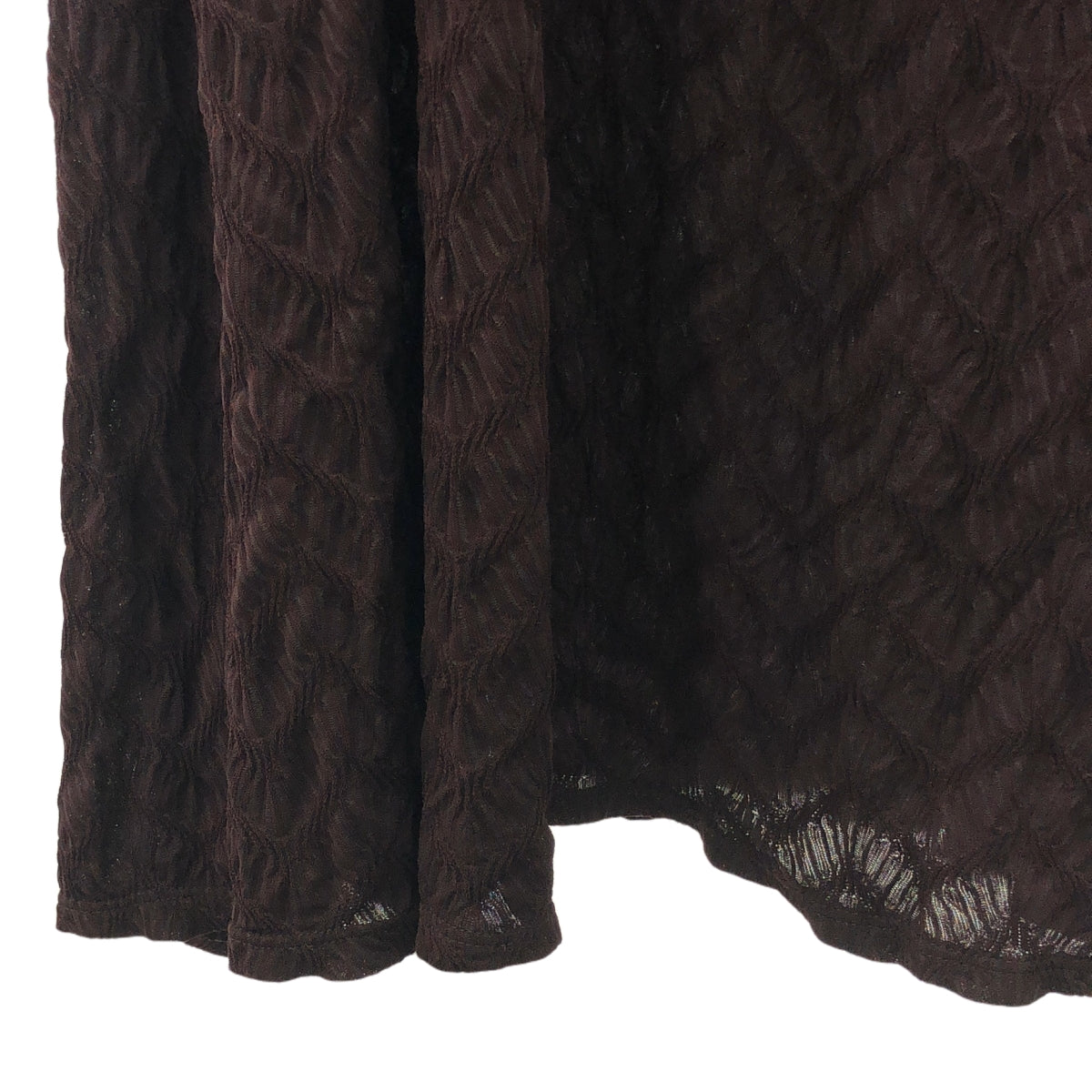 FETICO / フェティコ | 2024AW | JQ JERSEY CUTOUT DRESS ワンピース | 1 | ブラウン | レディース