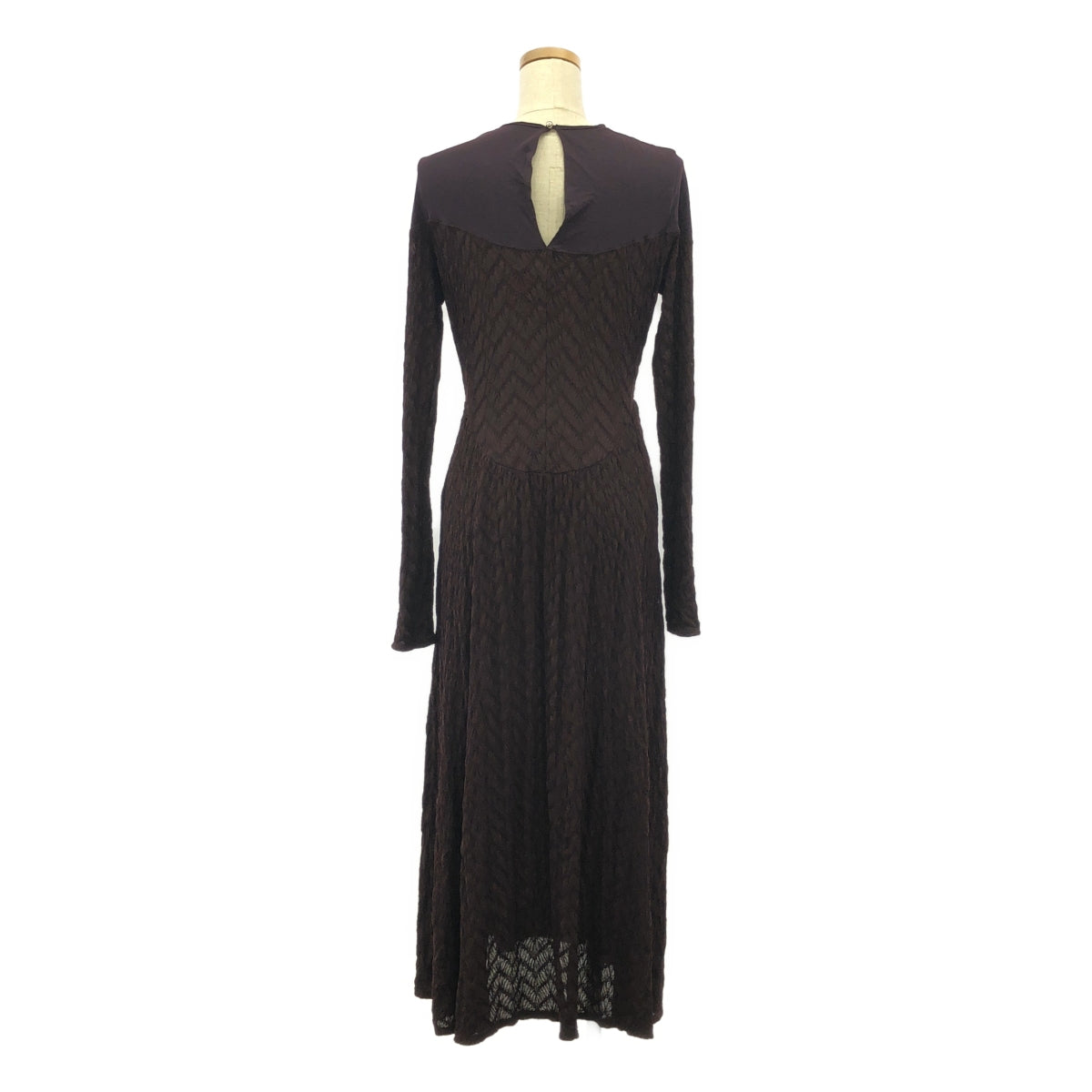 FETICO / フェティコ | 2024AW | JQ JERSEY CUTOUT DRESS ワンピース | 1 | ブラウン | レディース