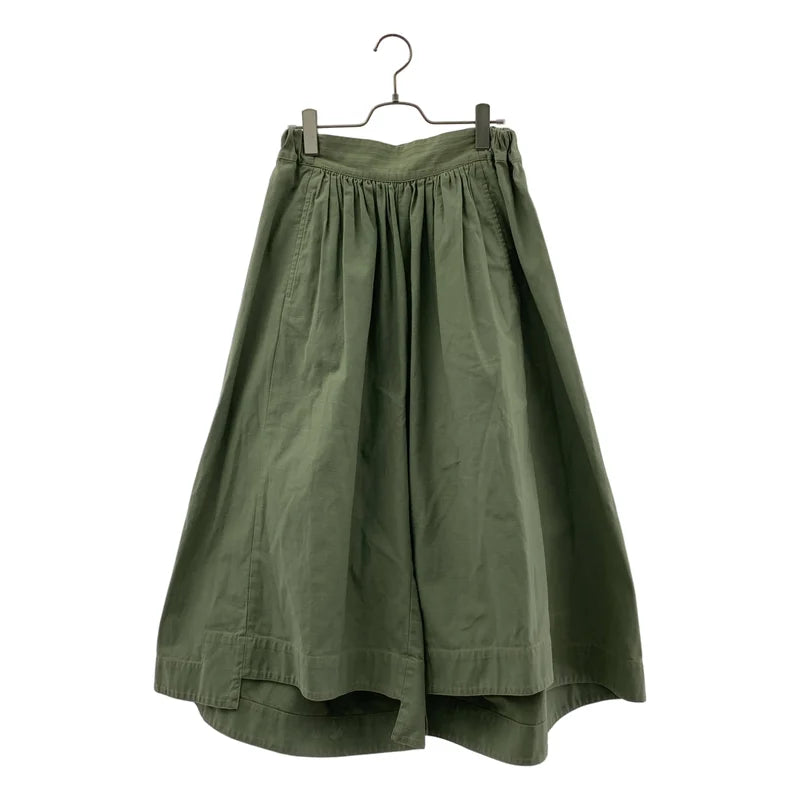 LIMI feu / リミフゥ | コットン ギャザー ワイド イージーパンツ | S | レディース